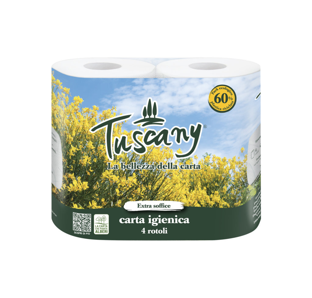 Tuscany Carta igienica 2 veli, 4 pz Acquisti online sempre convenienti